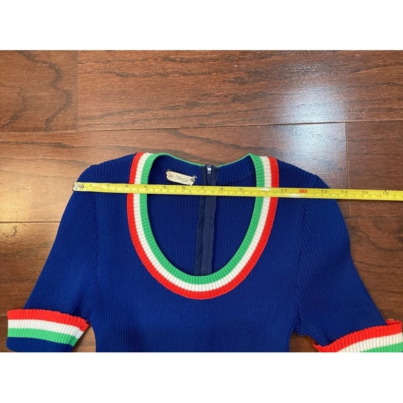 Vintage Designer Dress 60s 70s Mod Psychedelic Hippie Lord & Taylor - Picture 6 of 7